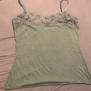 5/$25 Charlotte Russe green camisole